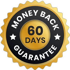 60 day money back guarantee seal